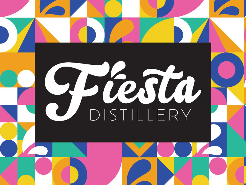 Fiesta Distillery Full Branding including product packaging